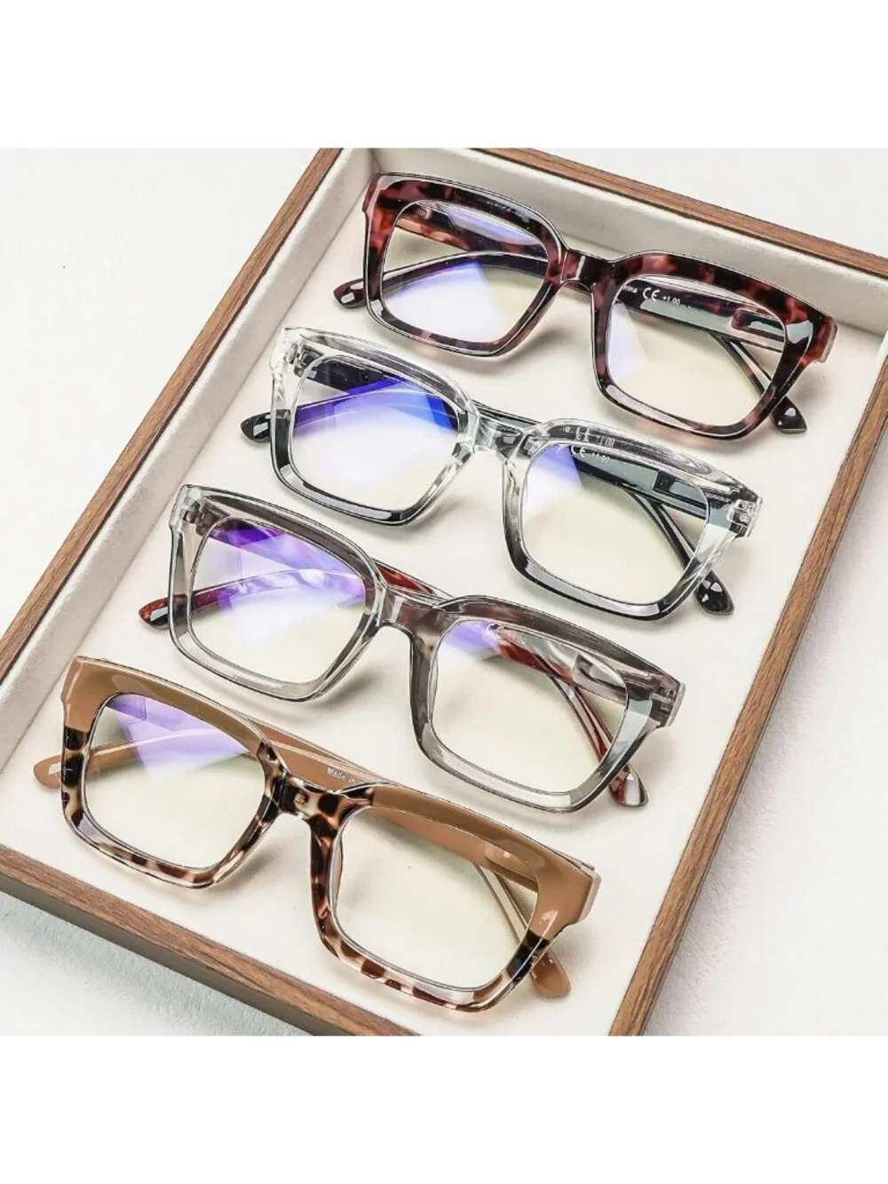 Stylish 4-Pack Multifocus Reading Glasses for Women - Blue Light Blocking